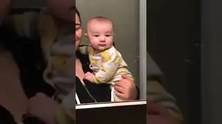 Baby Flirting with Eyebrows #howyoudoing #funny #shorts