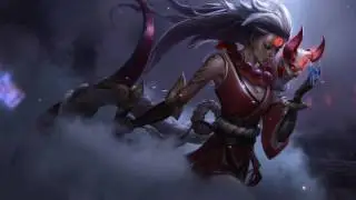 League of Legends BLOOD MOON DIANA Login screen
