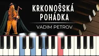 Krkonošská pohádka (znělka večerníčku) | tutoriál + noty pro klavír + piano MIDI