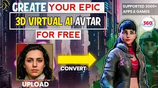 Create Your Free 360° Fully Customisable Epic AI AVATAR Just In Seconds !!