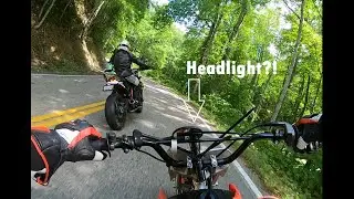 Tail of the Dragon on a CRF100 Supermoto