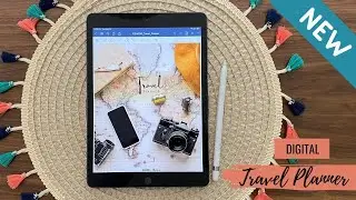 June 2022 - Plan With Me - Digital Travel and Vacation Planner