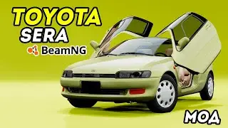 Мод добавляет Toyota Sera в BeamNG Drive