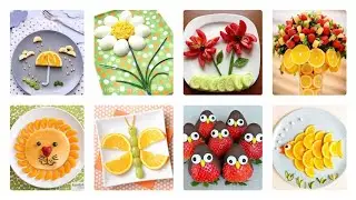 Creative food art and decoration ideas || fruit 🍓🍑 and salad 🥗 decoration || party food art 2021