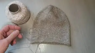 Шапка бини спицами!САМАЯ ПРОСТАЯ