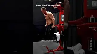 CHEST Vs. TRICEPS / How to do body weight dips! #shorts #dips #calisthenics #chestworkout