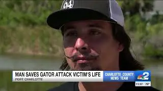 EXCLUSIVE: Veteran Rescues Man After Losing Arm During Port Charlotte Gator Attack