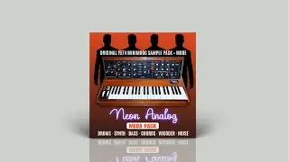 Kraftwerk type SAMPLE PACKS Neon Analog made with 1974 Minimoog & more demo songs