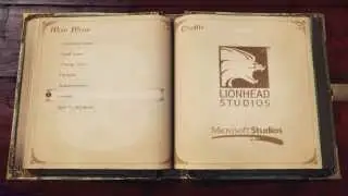 Fable Anniversary Main Menu Blue Text