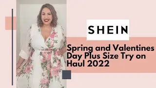 Shein Plus Size Try on Haul 2022 Spring and Valentines Day Outfits
