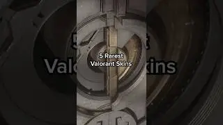 The top 5 RAREST SKINS in VALORANT #valorantskins #shorts