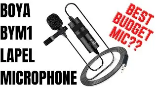 BOYA - BYM1 LAPEL MIC - UNBOXING & REVIEW