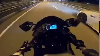 Kawasaki ZX636 Tank Slap & CRASH !!!! Biker Girl Crashed