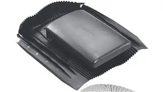 Lage ventilatiepan voor zonnepanelen