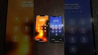 iPhone X vs iPhone 13 on iOS 16 boot up test #shorts #iphonex #iphone13 #ios16