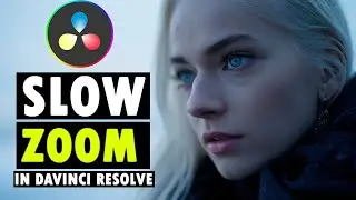 How To Add A SLOW ZOOM In DaVinci Resolve - Quick Tutorial