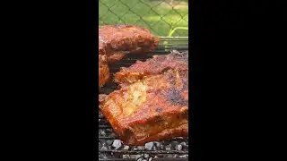 РЕБРЫШКИ на мангале. ШАШЛЫК отдыхает!  Как готовить свиные ребрышки. ENG SUB. 