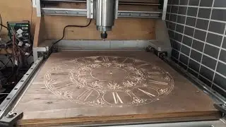 Custom CNC build machine - Large clock dial test- X3000 - 21-22 May 2024