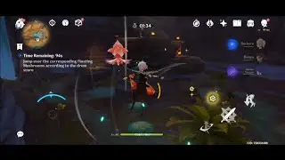 Kory Drum 3 Time Challenge Puzzles Solving |Jump over the corresponding Floating | Genshin Impact