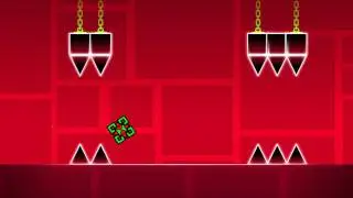 Проходим в Geometry dash 1 уровень