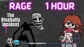 Vs. Trollge Rage 1 hour  | Friday Night Funkin' The Blueballs Incident