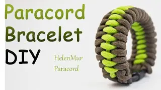 Paracord Bracelet DIY Ridged Fishtail/Как сплести браслет из паракорда