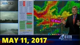 May 11, 2017 Severe Weather: KFOR-TV (Tornado and Significant Hail)
