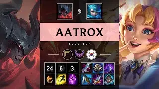 Aatrox Top vs Gwen: Pentakill, Dominating - KR Master Patch 14.16