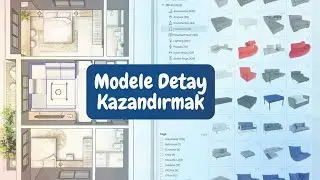 Sketchup 2023 Modele Detay Kazandırmak 22