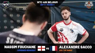 Astra Militarum vs Thousand Sons - WTC 40k - Round 4 - England vs France