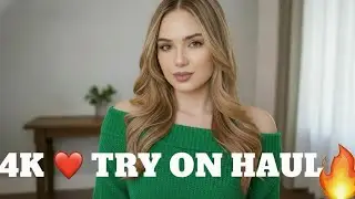 4k Shein Try on haul Lingerie 2025 | Micro Bikini See -Through/ Transparent Lingerie 4K