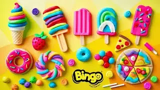 العاب صلصال للاطفال من بينجو | عمل اشكال من الصلصال للاطفال | صلصال للاولاد والبنات  Bingo Dough