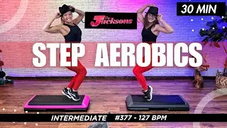 Jackson 5  🎶 STEP AEROBICS  🎤Intermediate 127 BPM - 