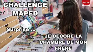 MAPED CHALLENGE - I DECORATE MY BROTHER'S ROOM.