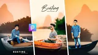 PicsArt Boating Manipulation | picsArt tutorial | 