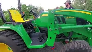 Our New John Deere 3046r arrived!