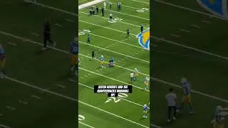 Justin Herbert and the quarterbacks warming up! #chargers #justinherbert #losangeles #afc #nflteam