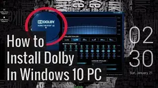 how to install dolby