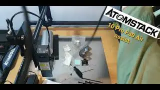 Atomstack A10 Pro 10w Cnc Desktop DIY Laser Engraving Cutting Machine F30 Air Assist Umbau