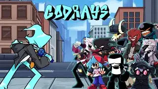 Friday Night Funkin Godrays but every bf turn a different cover is used