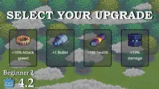 How to select an upgrade UI - Learn Godot 4 UI - no talking