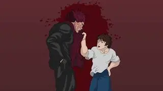Yujiro vs Baki Юдзиро против Баки фрагмент [Baki\Баки]