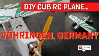 DIY RC CUB plane - Amazing footage #diy #rcgroup #piper #aviation #rchobbies #femtophysiker