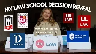 MY LAW SCHOOL DECISION REVEAL