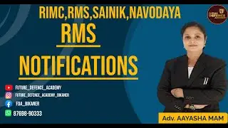 RMS NOTIFICATIONS |RMS|RIMC|JNV|SAINIK SCHOOL|#fda #rimc #notification