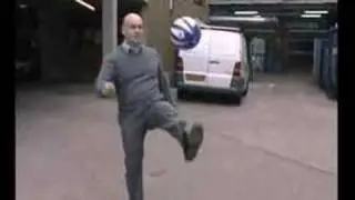 Keepy Uppy challenge at Reading Evening Post