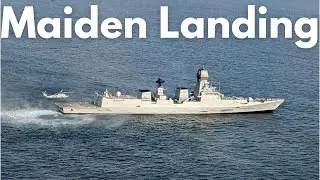 New MH-60R Romeo Landed and took off from INS Kolkata