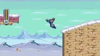 Mega Man X Legacy Collection Localização do Heart Tank fase Snow Mountain Stage