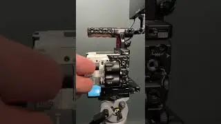 How To Get 2 Channels of XLR Audio into RED KOMODO X without wires! 😮 #shorts #carlosq00 #komodox