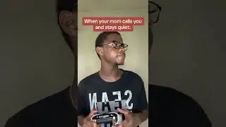 When your mom calls you and stays quiet💀